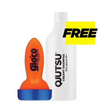   Soft99 Glaco QAD - szélvédő bevonat 120ml + QJUTSU Creamy Shampoo CSOMAGBAN