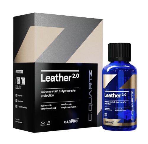CarPro Cquartz Leather 2.0 30ml bőrbevonat, bőrkerámia