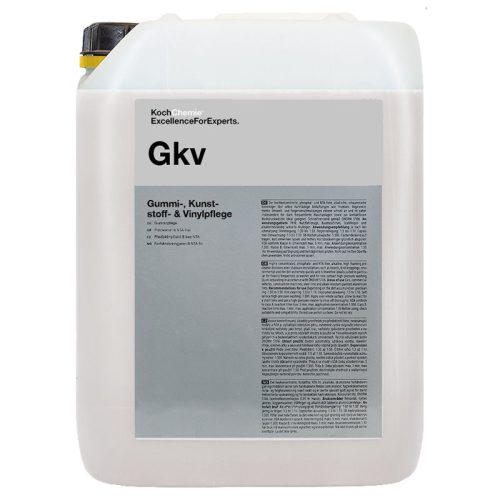 Koch Chemie GKV Gummi-Kunststoff-Vinylpflege kültéri gumi és műanyagápoló 10 liter