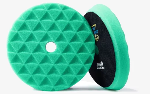 ShineMate Green Heavy Cut pads 75mm, Cut T120 kemény vágó szivacs korong