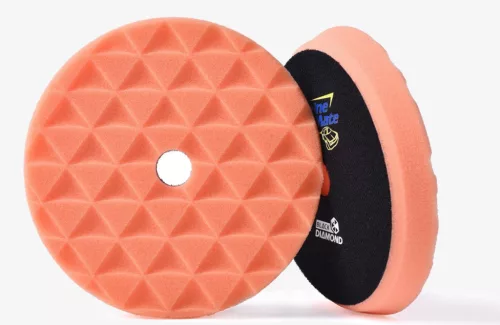 ShineMate Orange Light Cut pads 130mm, Cut T40 puha/közepes szivacs korong