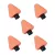 ShineMate Cone Polishing Pad 5pcs Set Orange - középkemény  szivacs D29x30