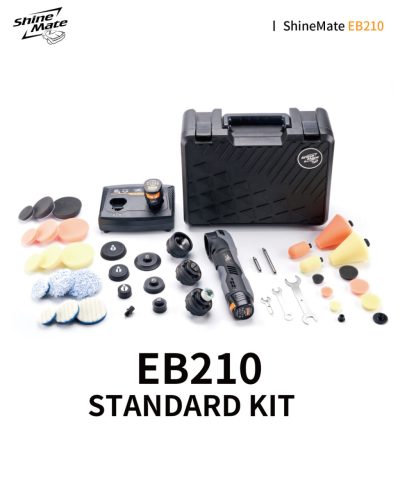 ShineMate EB210 Kit akkumulátoros mini csiszoló és polírozógép komplett szett
