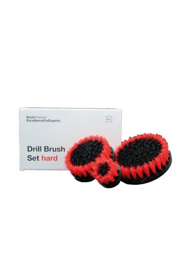 Koch Chemie Drill Brush Set hard - kemény kárpitkefe készlet