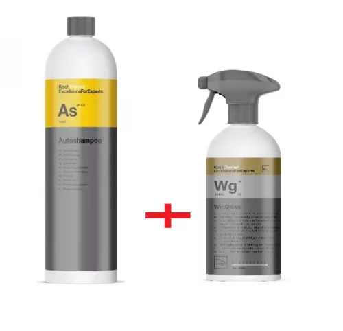 Koch Chemie As Autósampon 1 liter és WetGloss 500ml gyorsviasz csomagban