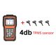 FOXWELL T2000WF TPMS diagnosztika és 4 db guminyomásérzékelő szenzor szettben