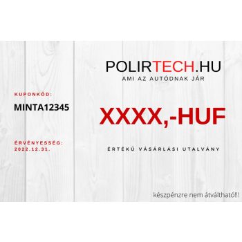 POLIRTECH.HU Ajándékutalvány