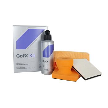   CarPro GofX KIT készlet 250 ml  olajfilm eltávolító és hibrid mélytisztító formula üveg felületekre