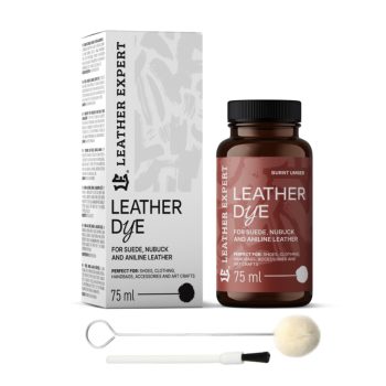   Leather Expert Leather DYE mini bőrszínező készlet Burnt Umber ROZSDABARNA