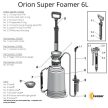 Kwazar Orion Super Foamer HD Acid 6 liter (saválló habosító)
