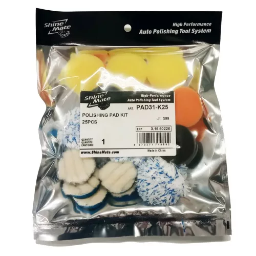 ShineMate Pads kit for 31mm backing plate (5 item x 5pcs)