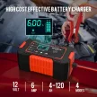 NC101 inteligens processzor vezérelt automata akkutöltő és regeneráló berendezés 12V 6A 