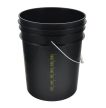 Work Stuff Rinse - fekete mosóvödör sárga ülepítő ráccsal 20liter 