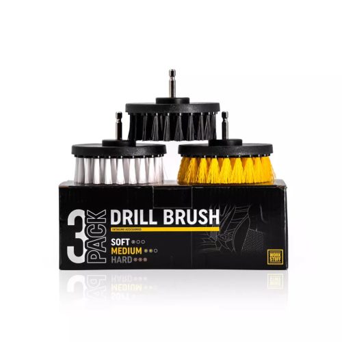 Work Stuff Drill Brush 3 Pack 3db-os kárpitkefe készlet