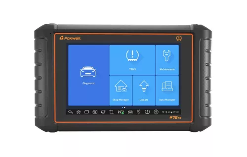 Foxwell Autodiagnosztikai teljes értékű eszköz kiterjesztett TPMS funkciókkal (hibakód scanner) i75TS