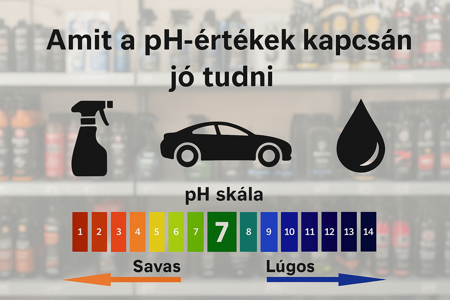 pH-értékek